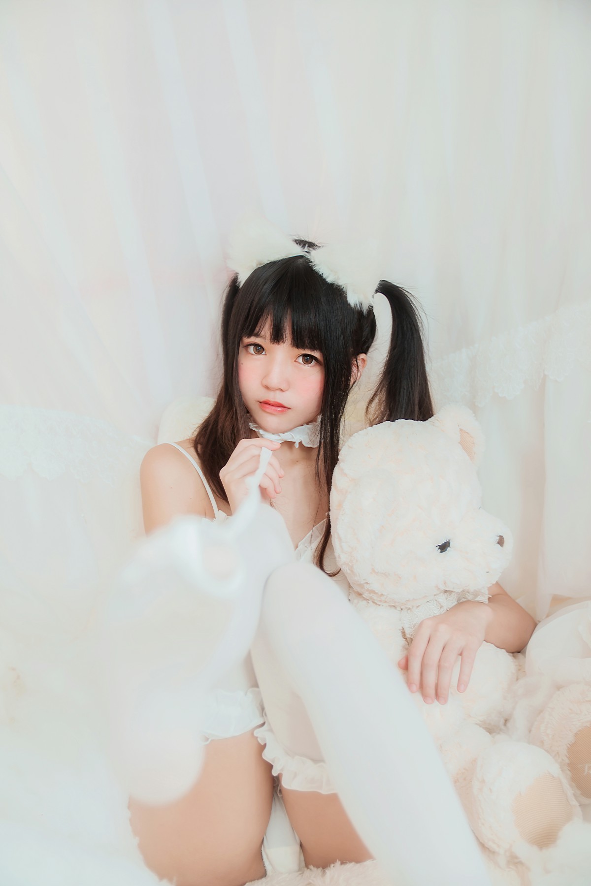 图片[20]-萝莉风COS 桜桃喵 – 白猫 – COSPLAY-小乔阁