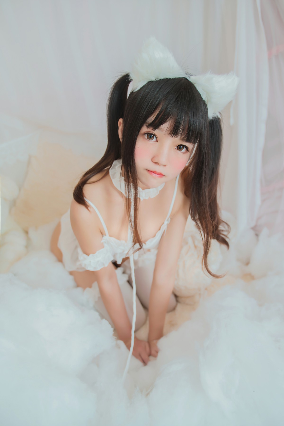 图片[23]-萝莉风COS 桜桃喵 – 白猫 – COSPLAY-小乔阁