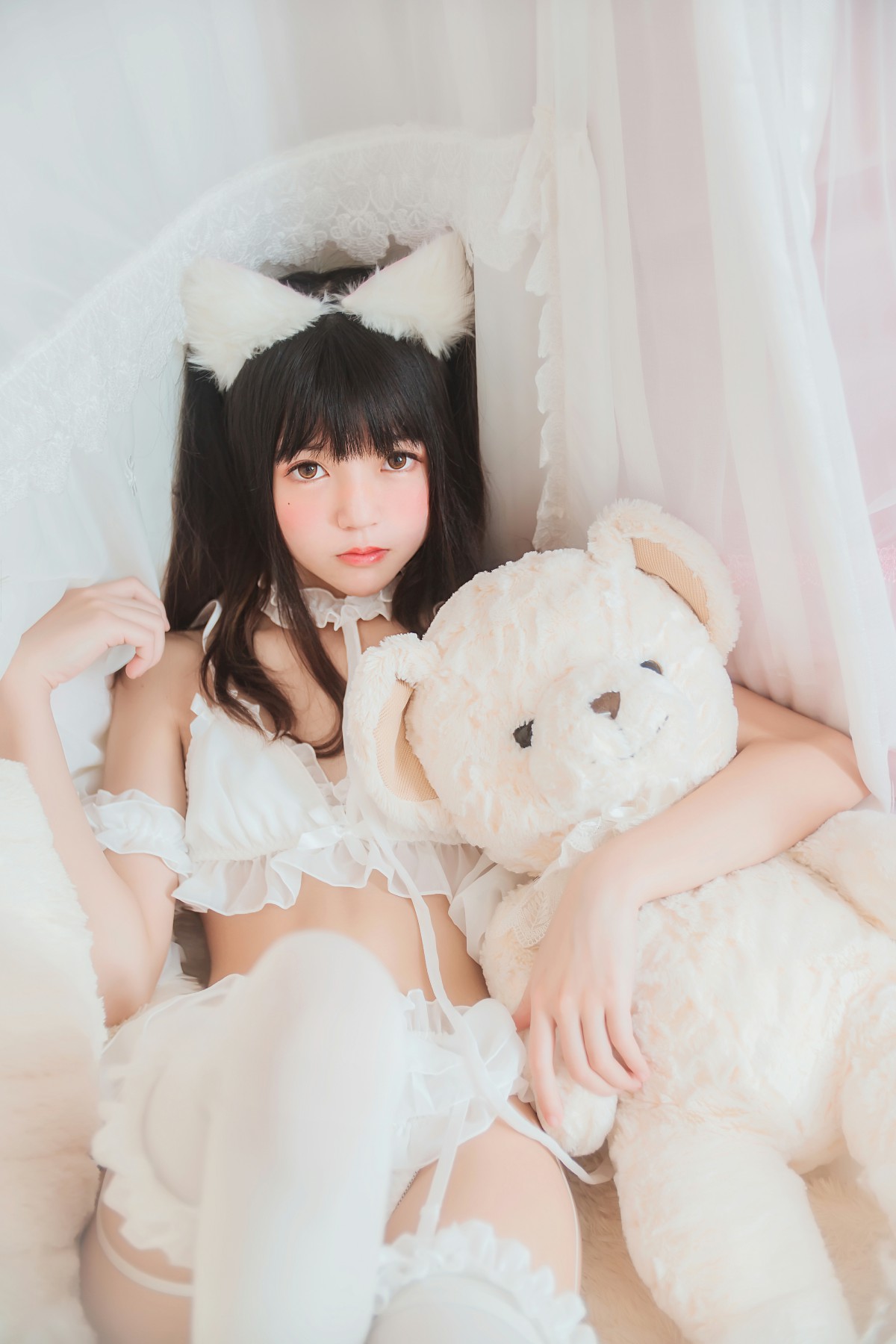 图片[25]-萝莉风COS 桜桃喵 – 白猫 – COSPLAY-小乔阁