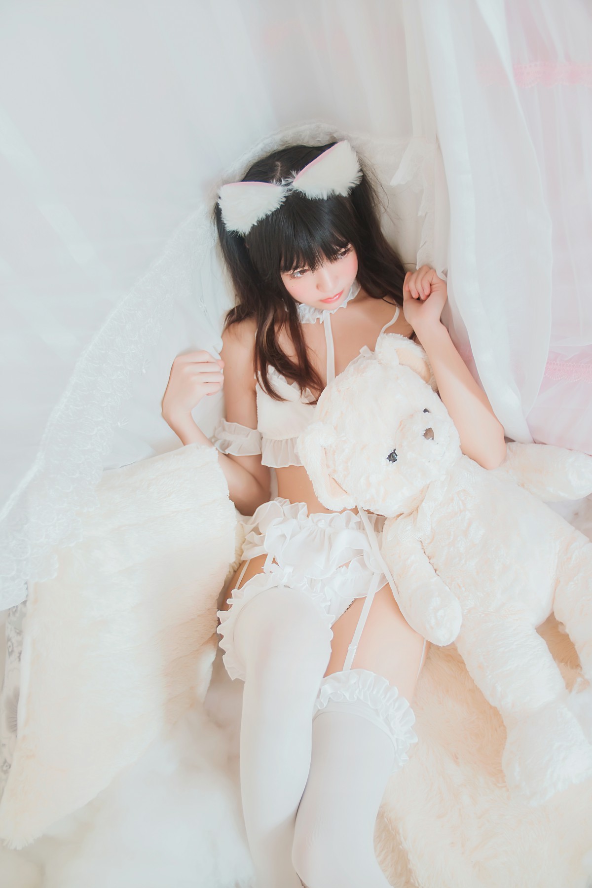 图片[26]-萝莉风COS 桜桃喵 – 白猫 – COSPLAY-小乔阁
