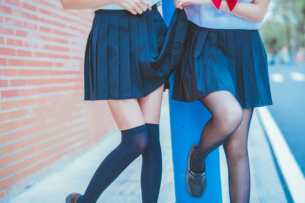 图片[5]-萝莉风COS 桜桃喵&amp;疯猫ss – JK百合2 – COSPLAY-小乔阁