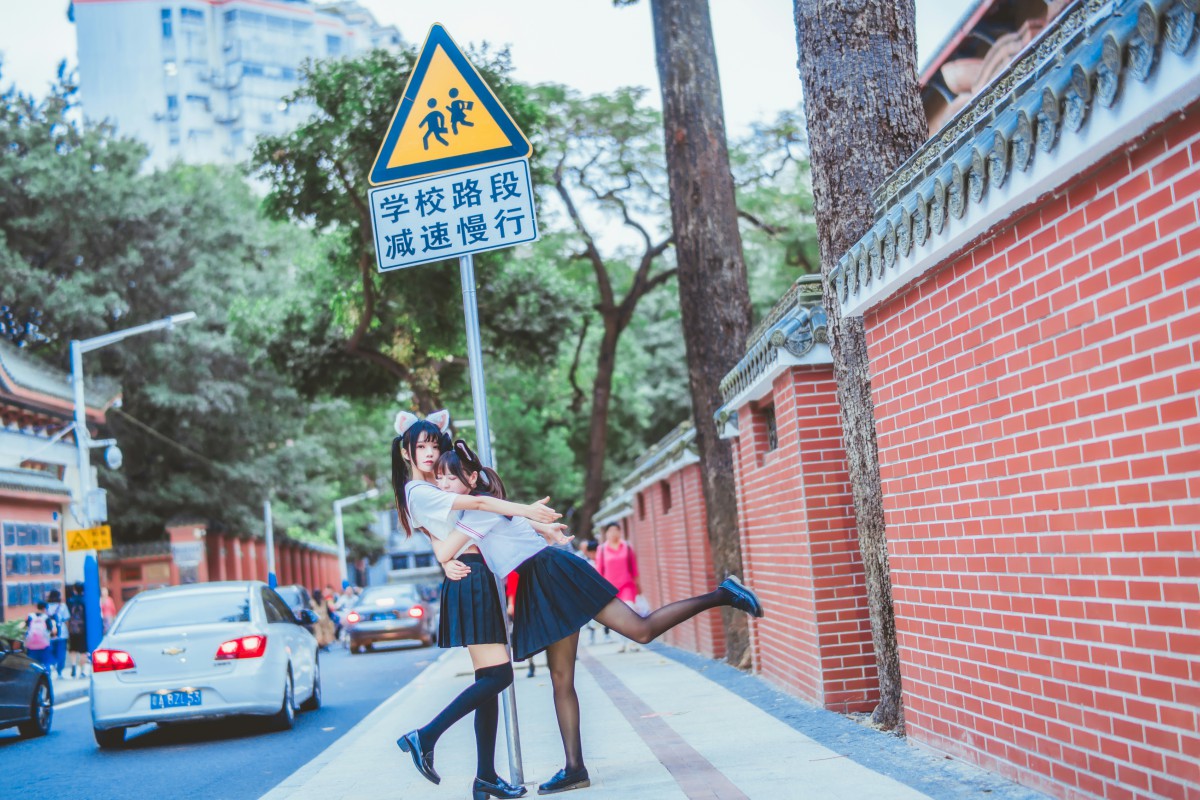 图片[26]-萝莉风COS 桜桃喵&amp;疯猫ss – JK百合2 – COSPLAY-小乔阁