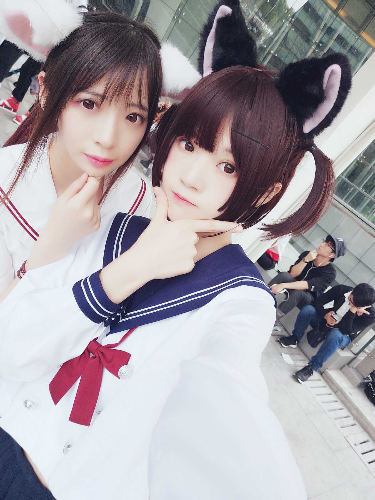 图片[27]-萝莉风COS 桜桃喵&amp;疯猫ss – JK百合2 – COSPLAY-小乔阁