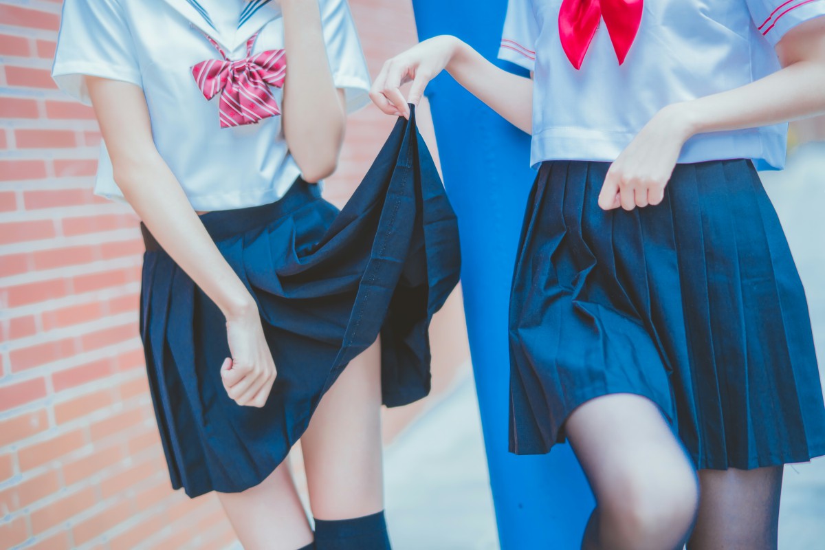 图片[29]-萝莉风COS 桜桃喵&amp;疯猫ss – JK百合2 – COSPLAY-小乔阁