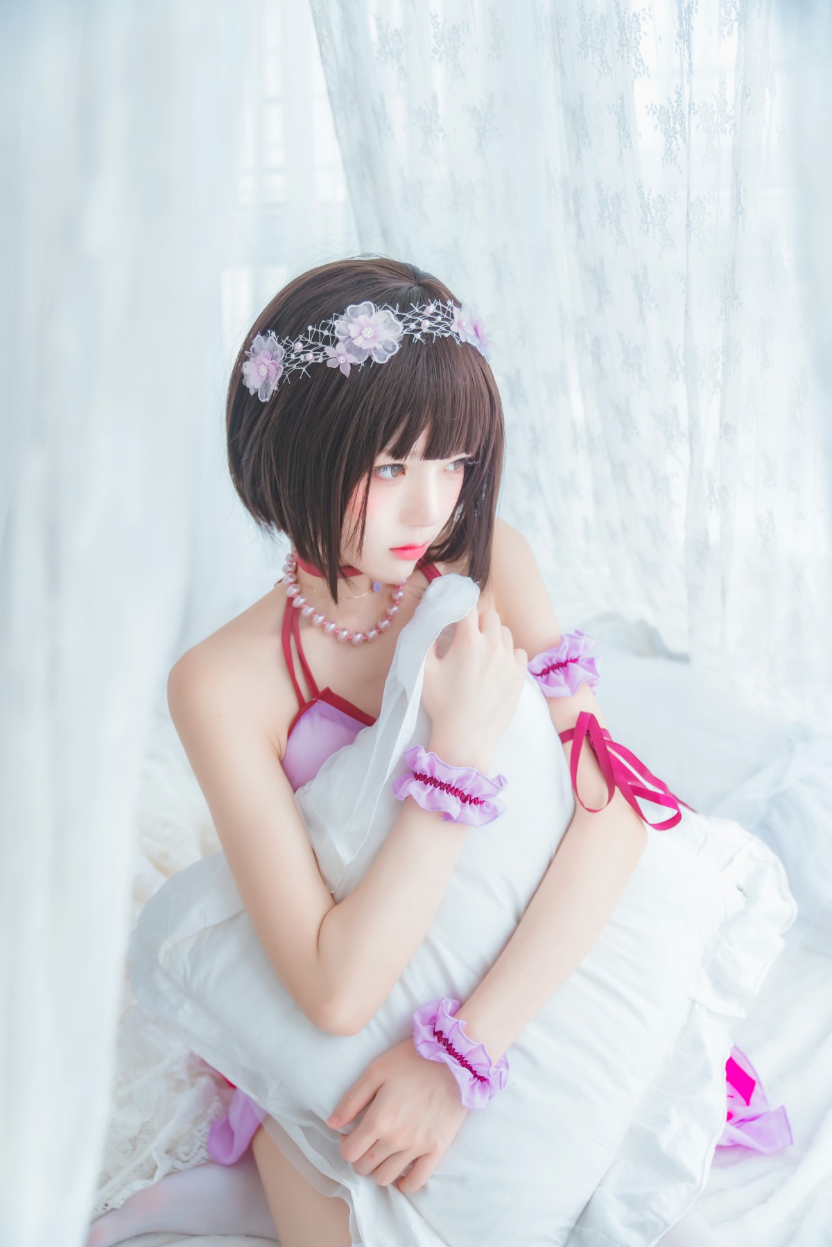 图片[11]-萝莉风COS 桜桃喵 – 加藤惠系列之小睡裙 – COSPLAY-小乔阁