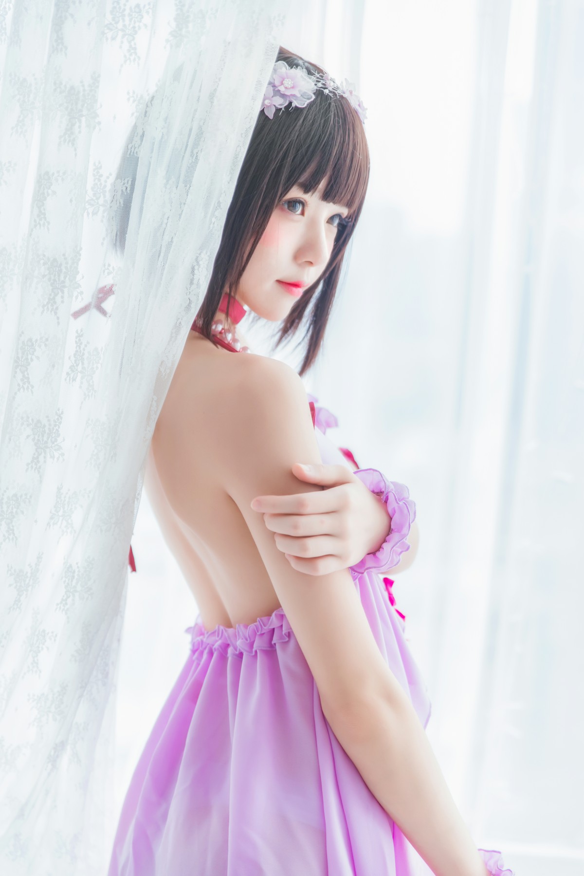 图片[17]-萝莉风COS 桜桃喵 – 加藤惠系列之小睡裙 – COSPLAY-小乔阁