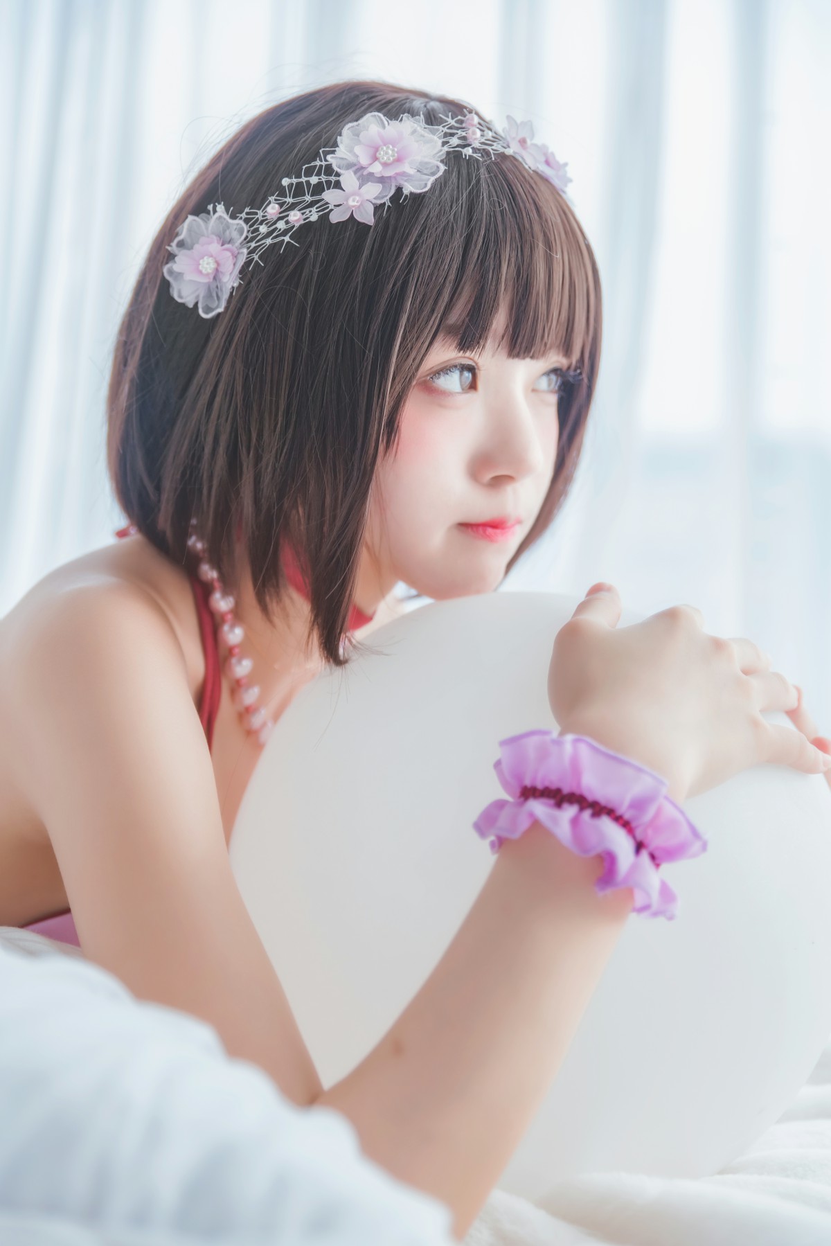 图片[25]-萝莉风COS 桜桃喵 – 加藤惠系列之小睡裙 – COSPLAY-小乔阁