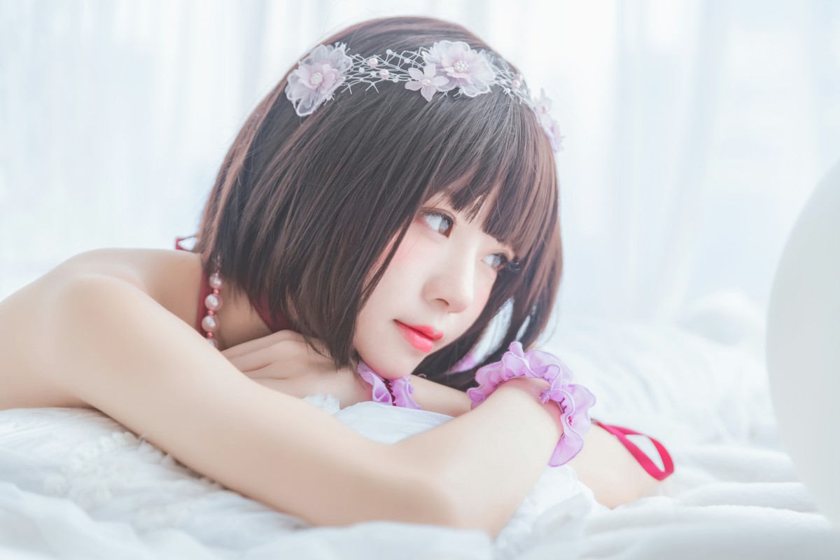 图片[29]-萝莉风COS 桜桃喵 – 加藤惠系列之小睡裙 – COSPLAY-小乔阁