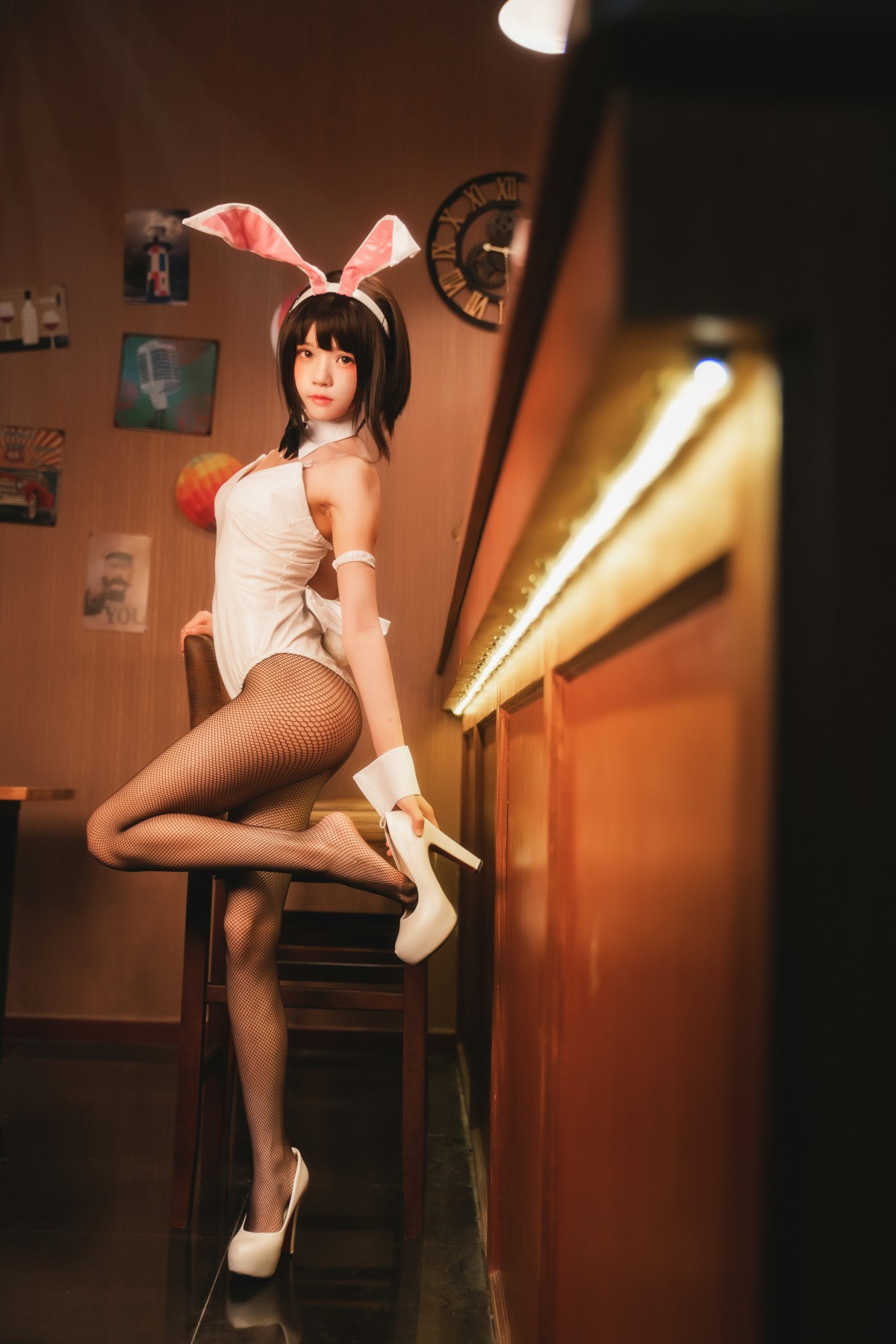 图片[24]-萝莉风COS 桜桃喵 – 加藤惠系列之兔女郎 – COSPLAY-小乔阁