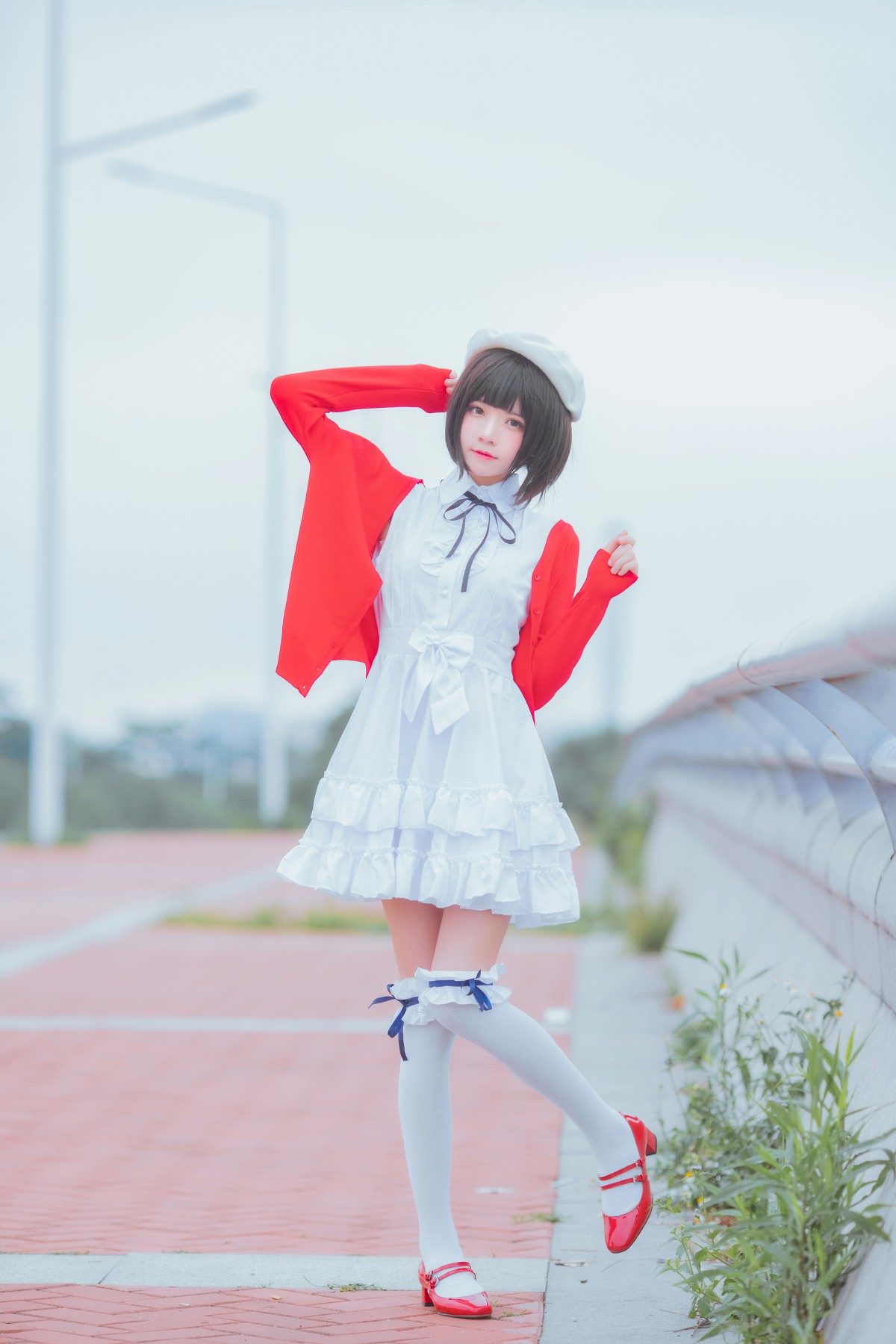 图片[4]-萝莉风COS 桜桃喵 – 加藤惠系列之常服 – COSPLAY-小乔阁