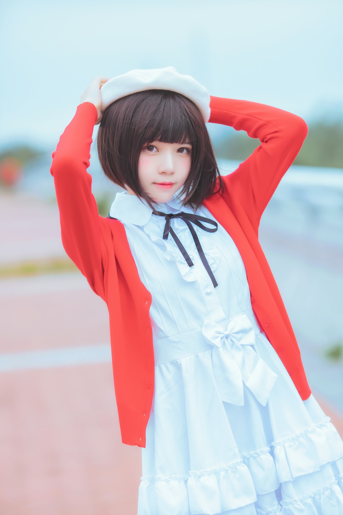 图片[16]-萝莉风COS 桜桃喵 – 加藤惠系列之常服 – COSPLAY-小乔阁