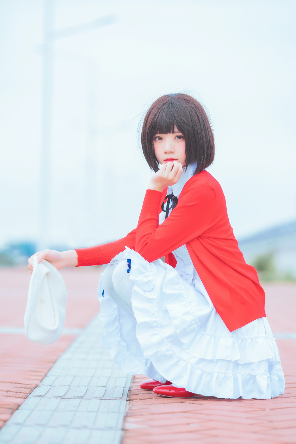 图片[23]-萝莉风COS 桜桃喵 – 加藤惠系列之常服 – COSPLAY-小乔阁