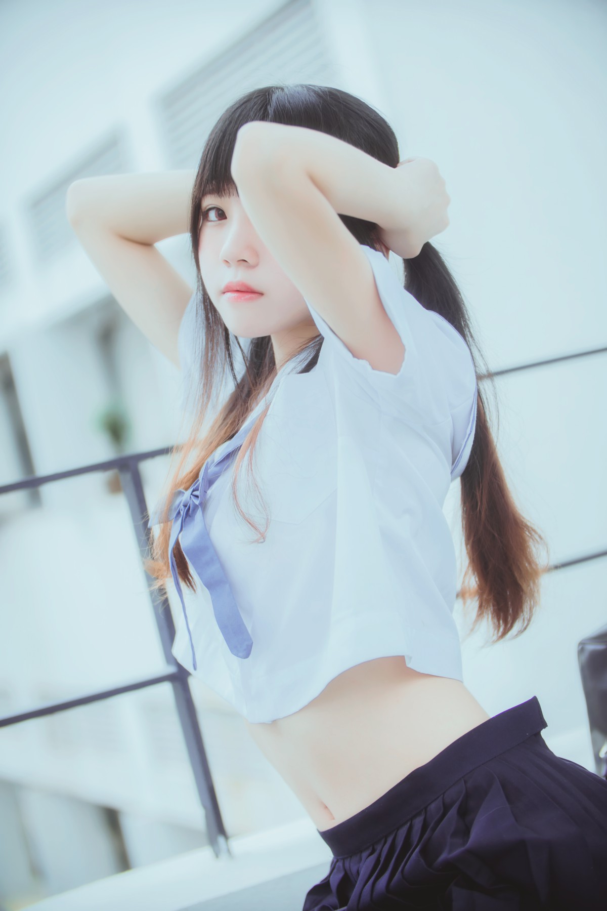 图片[9]-萝莉风COS 桜桃喵 – 蓝白水手服 – COSPLAY-小乔阁