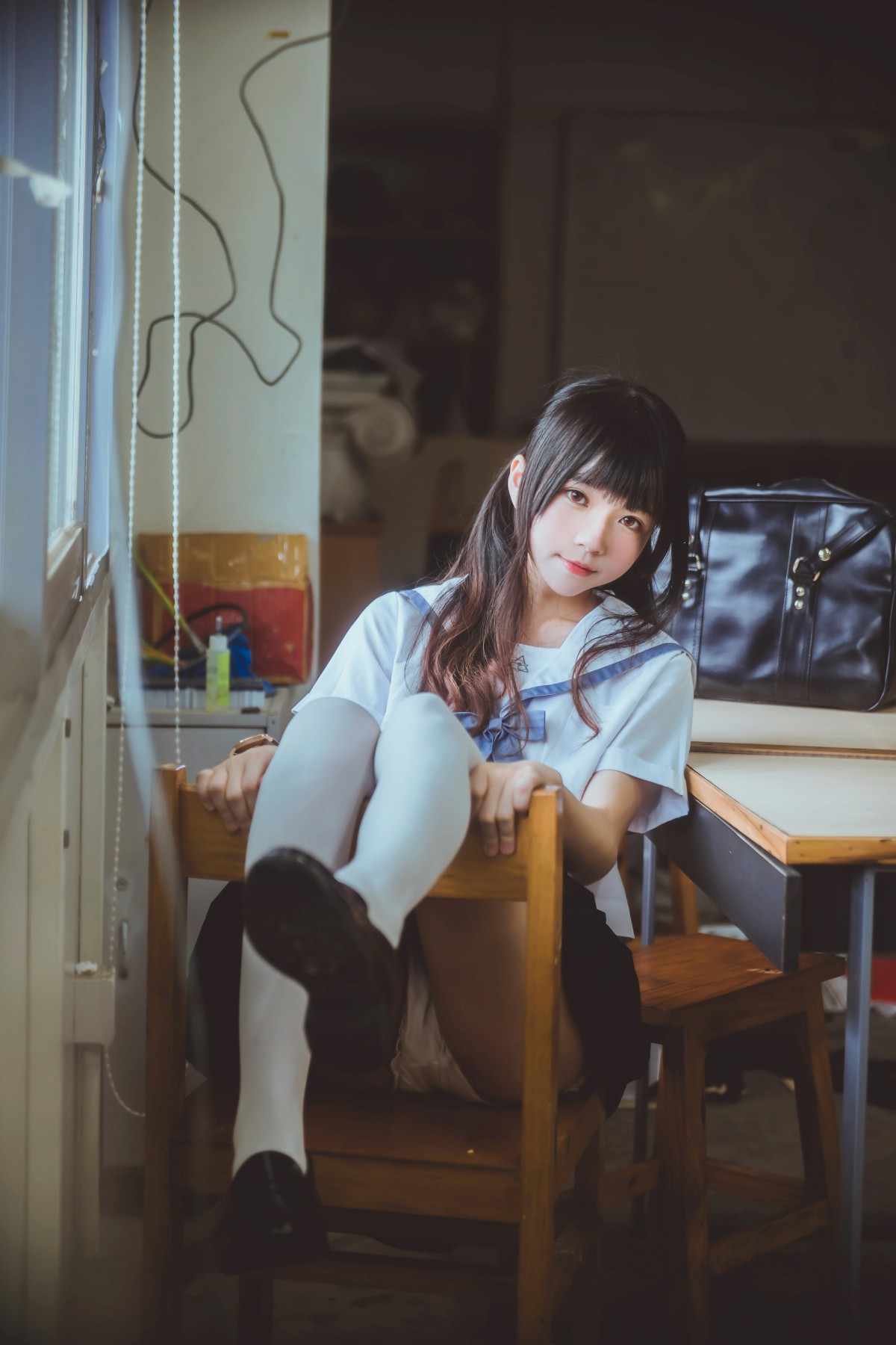 图片[15]-萝莉风COS 桜桃喵 – 蓝白水手服 – COSPLAY-小乔阁