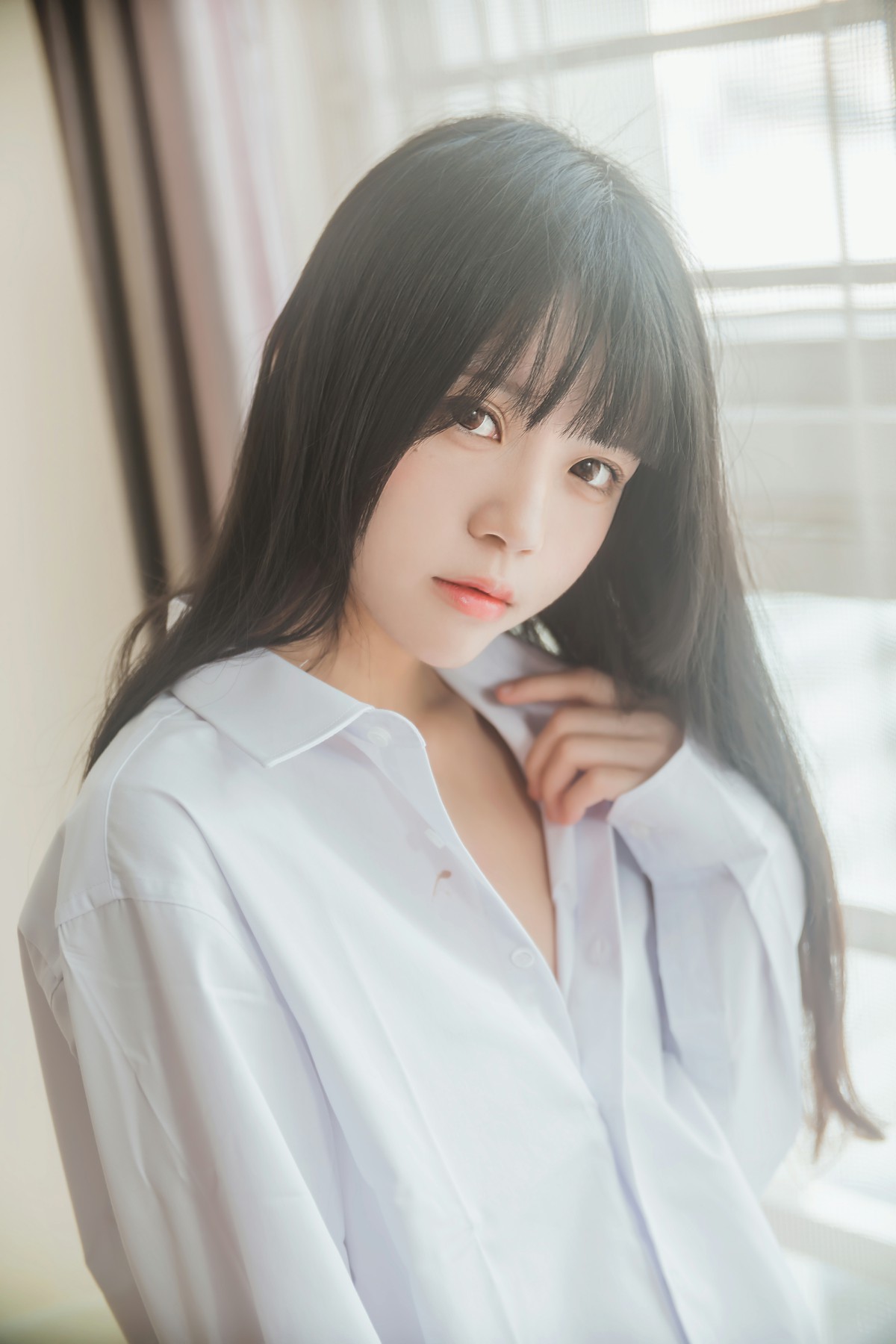 图片[7]-萝莉风COS 桜桃喵 – 白衬衫散发 – COSPLAY-小乔阁