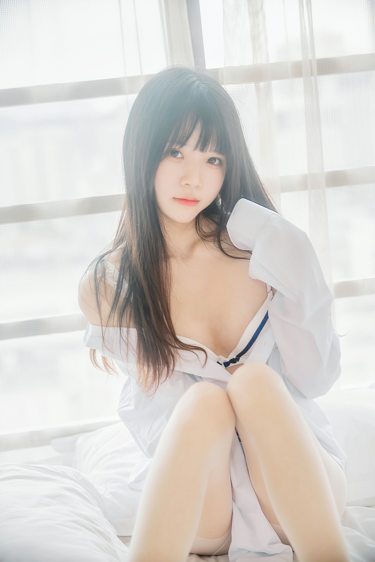 图片[34]-萝莉风COS 桜桃喵 – 白衬衫散发 – COSPLAY-小乔阁