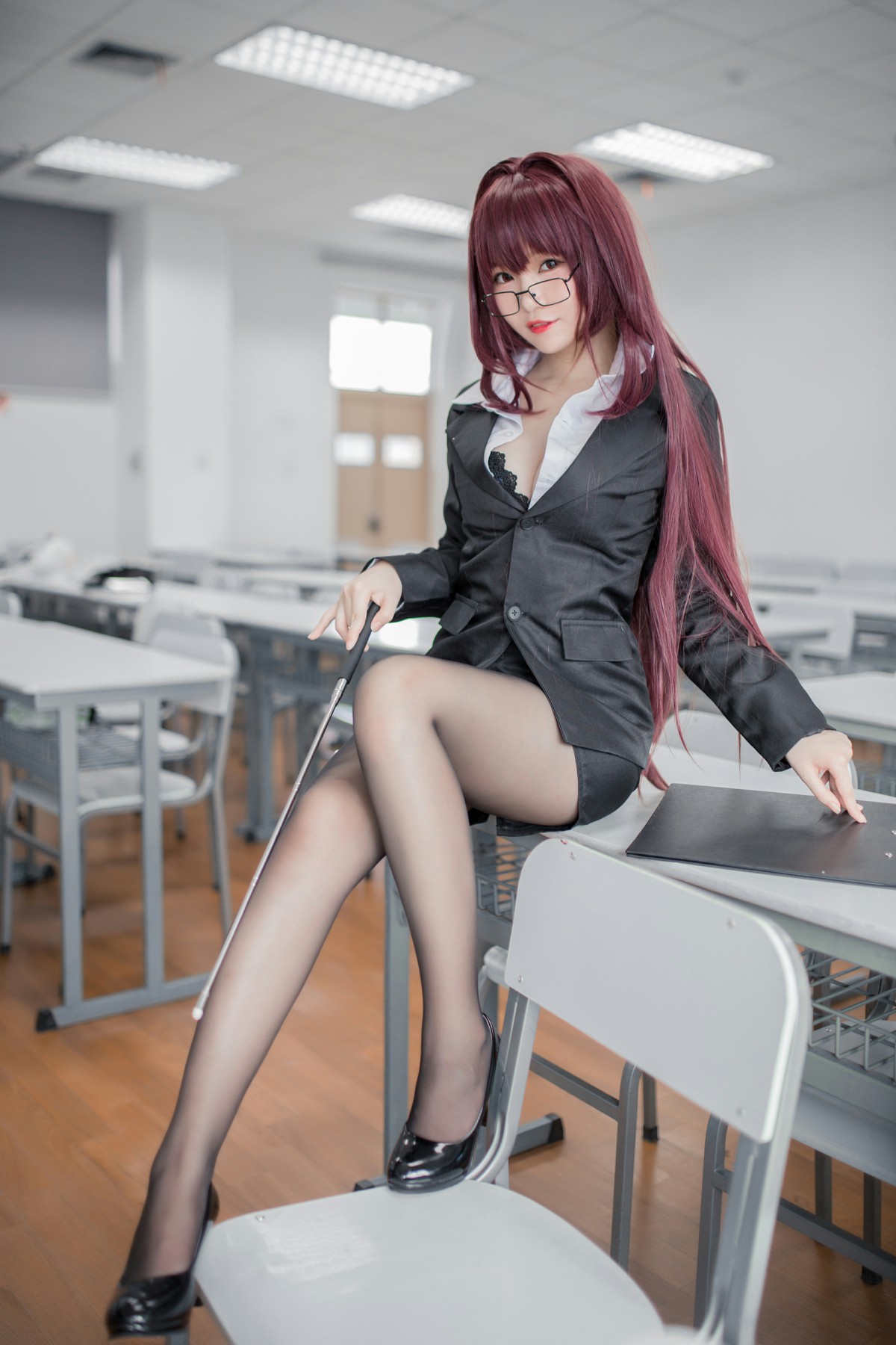 图片[3]-性感人气COSER Yoko宅夏Cos – 斯卡哈教师 – COSPLAY-小乔阁