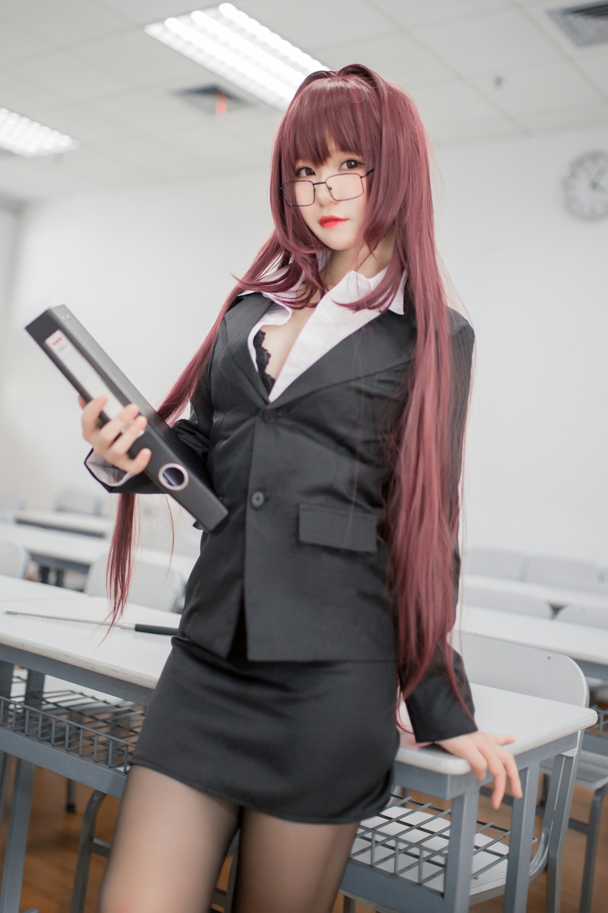 图片[5]-性感人气COSER Yoko宅夏Cos – 斯卡哈教师 – COSPLAY-小乔阁