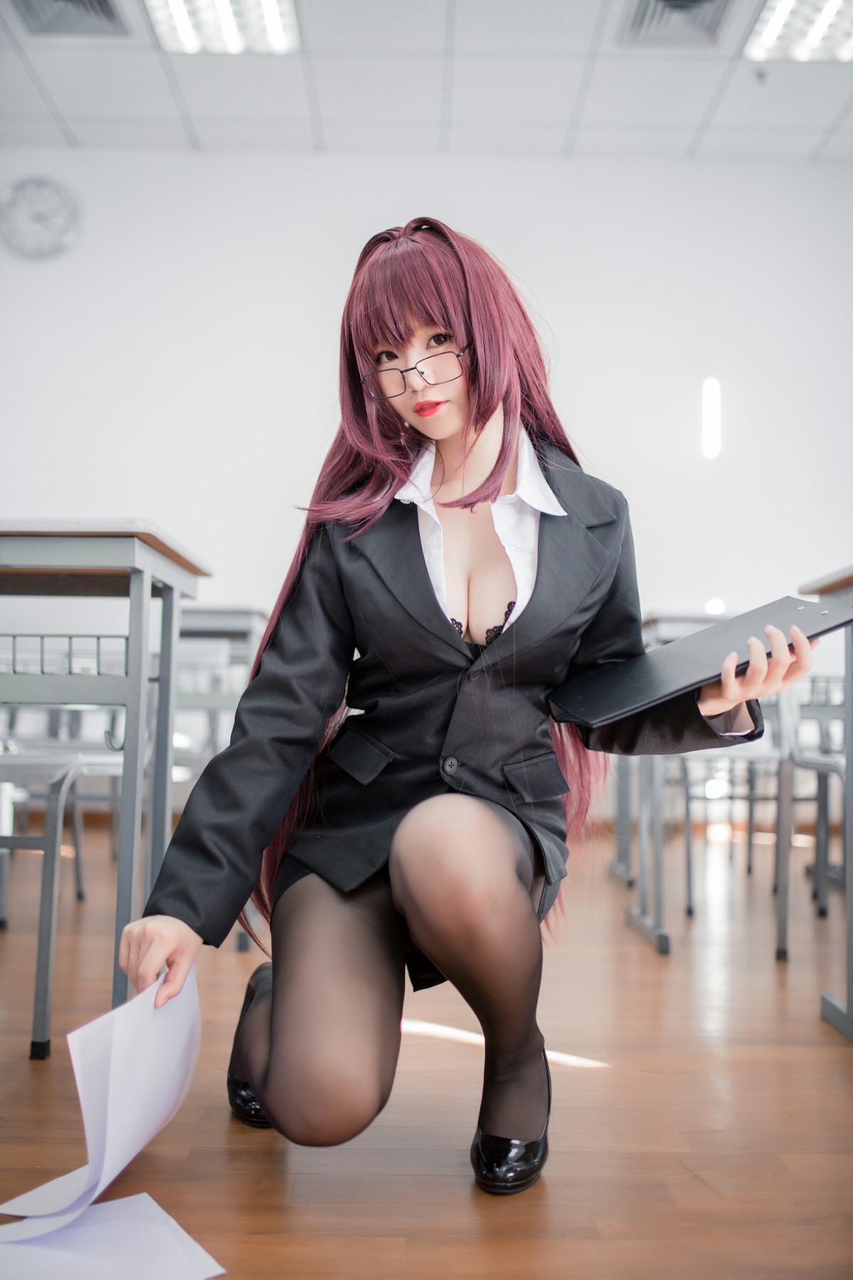图片[8]-性感人气COSER Yoko宅夏Cos – 斯卡哈教师 – COSPLAY-小乔阁