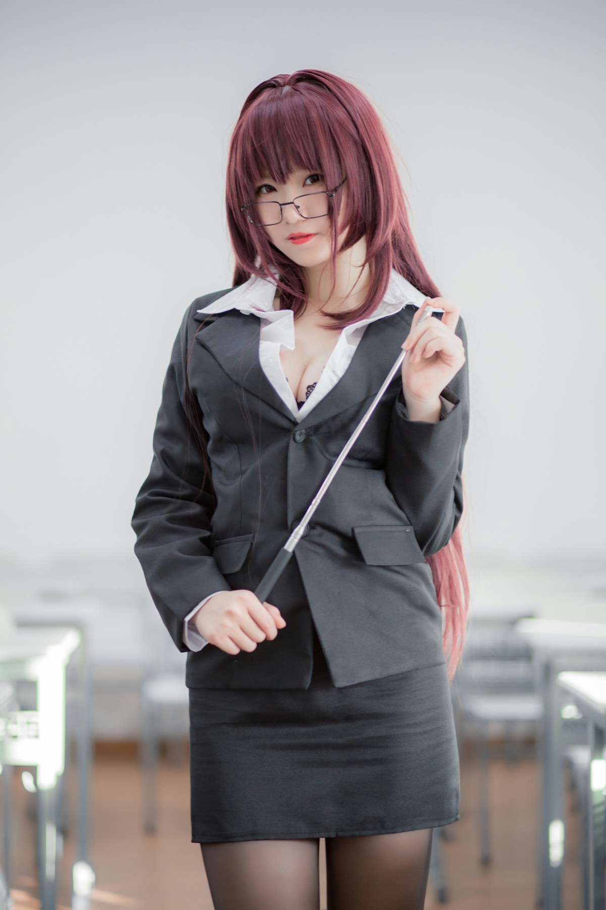 图片[32]-性感人气COSER Yoko宅夏Cos – 斯卡哈教师 – COSPLAY-小乔阁