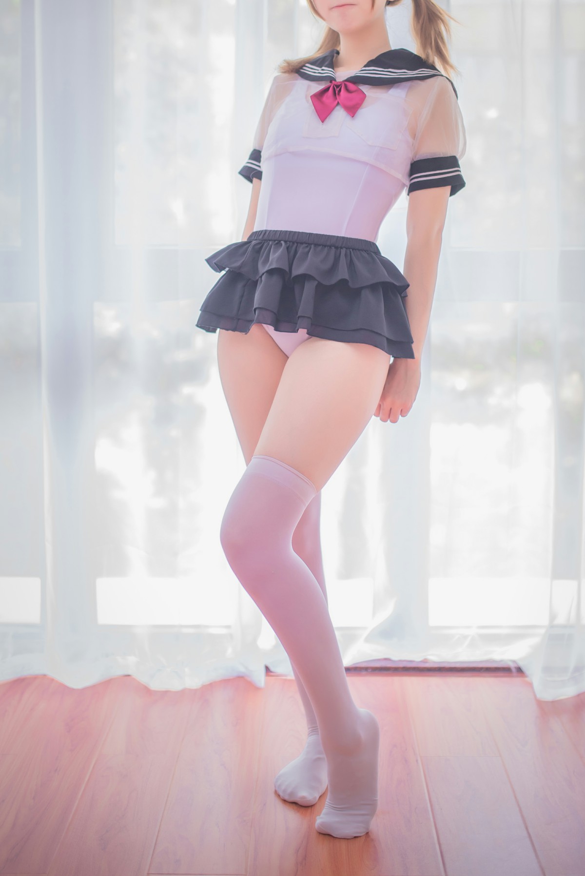 图片[2]-白金Saki写真 – 学生服 – COSPLAY-小乔阁