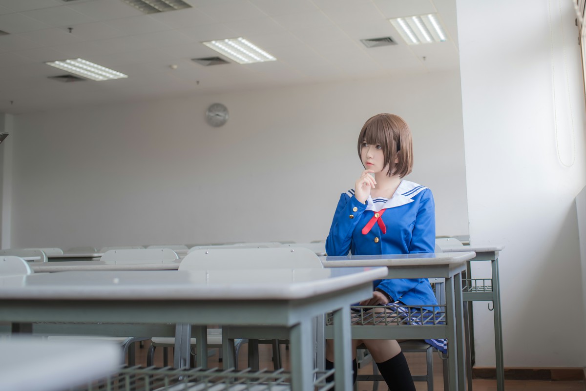 图片[3]-白金Saki写真 – 校服 – COSPLAY-小乔阁
