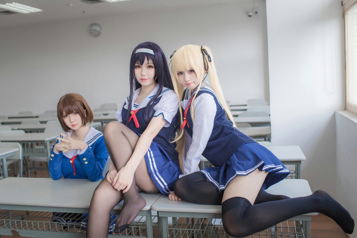 图片[4]-白金Saki写真 – 校服 – COSPLAY-小乔阁