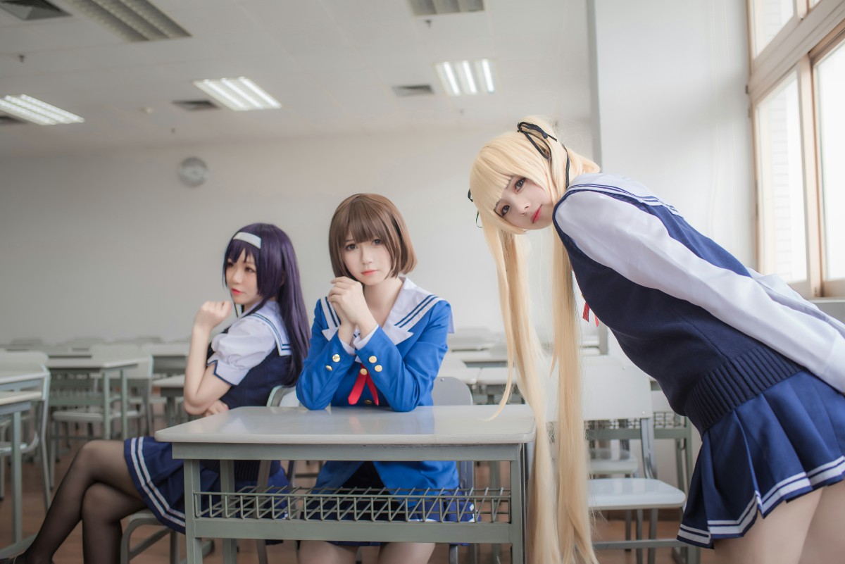图片[6]-白金Saki写真 – 校服 – COSPLAY-小乔阁