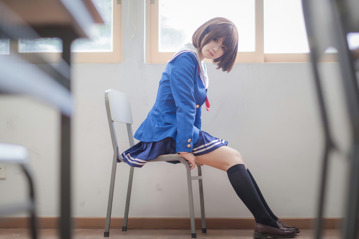 图片[14]-白金Saki写真 – 校服 – COSPLAY-小乔阁