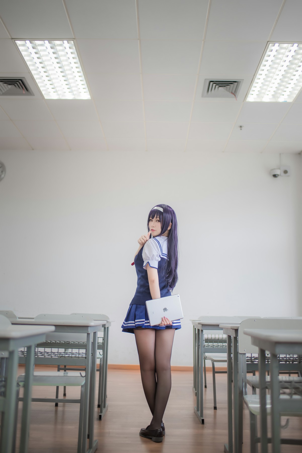 图片[16]-白金Saki写真 – 校服 – COSPLAY-小乔阁