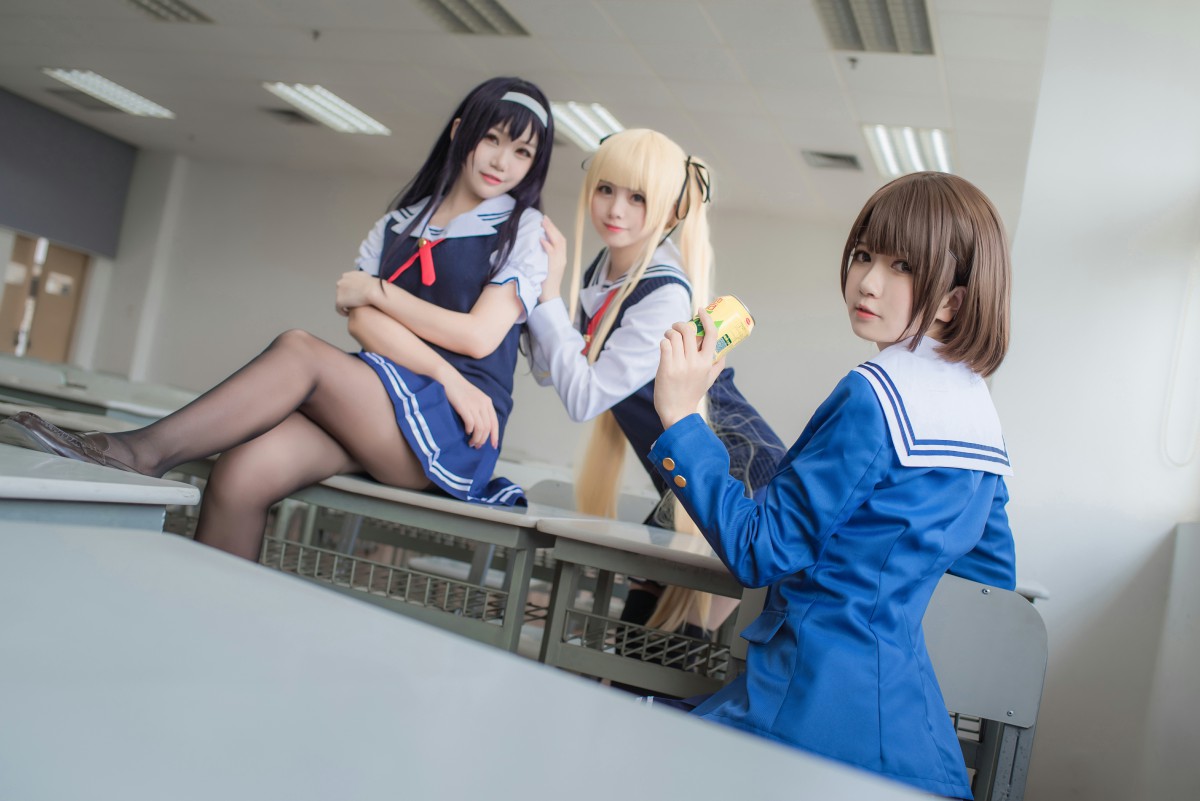 图片[24]-白金Saki写真 – 校服 – COSPLAY-小乔阁
