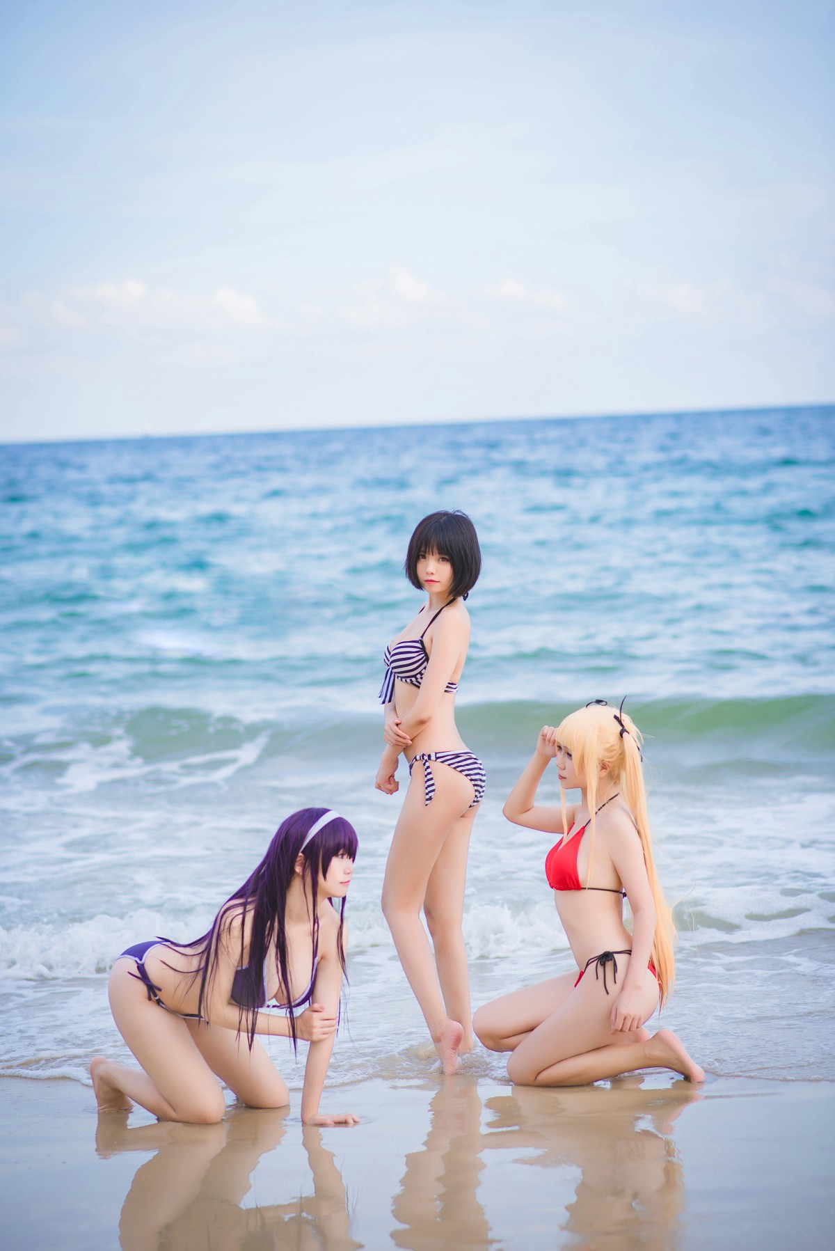 图片[3]-白金Saki写真 – 水着 – COSPLAY-小乔阁