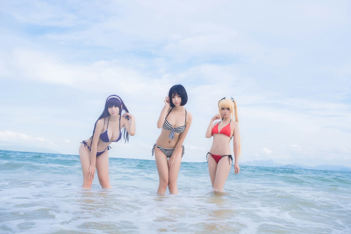 图片[8]-白金Saki写真 – 水着 – COSPLAY-小乔阁