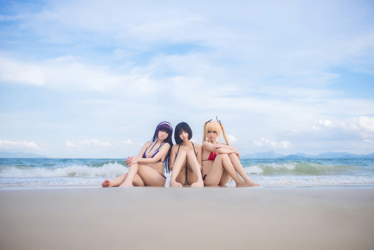 图片[9]-白金Saki写真 – 水着 – COSPLAY-小乔阁
