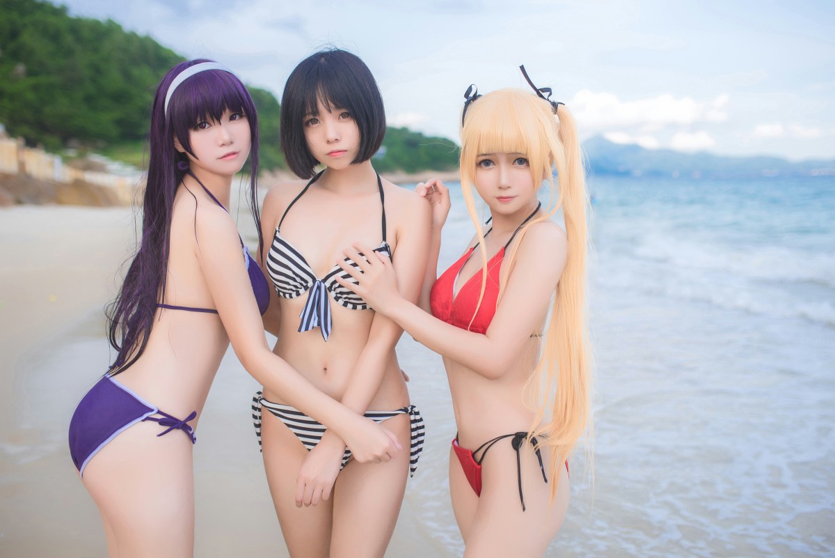 图片[10]-白金Saki写真 – 水着 – COSPLAY-小乔阁