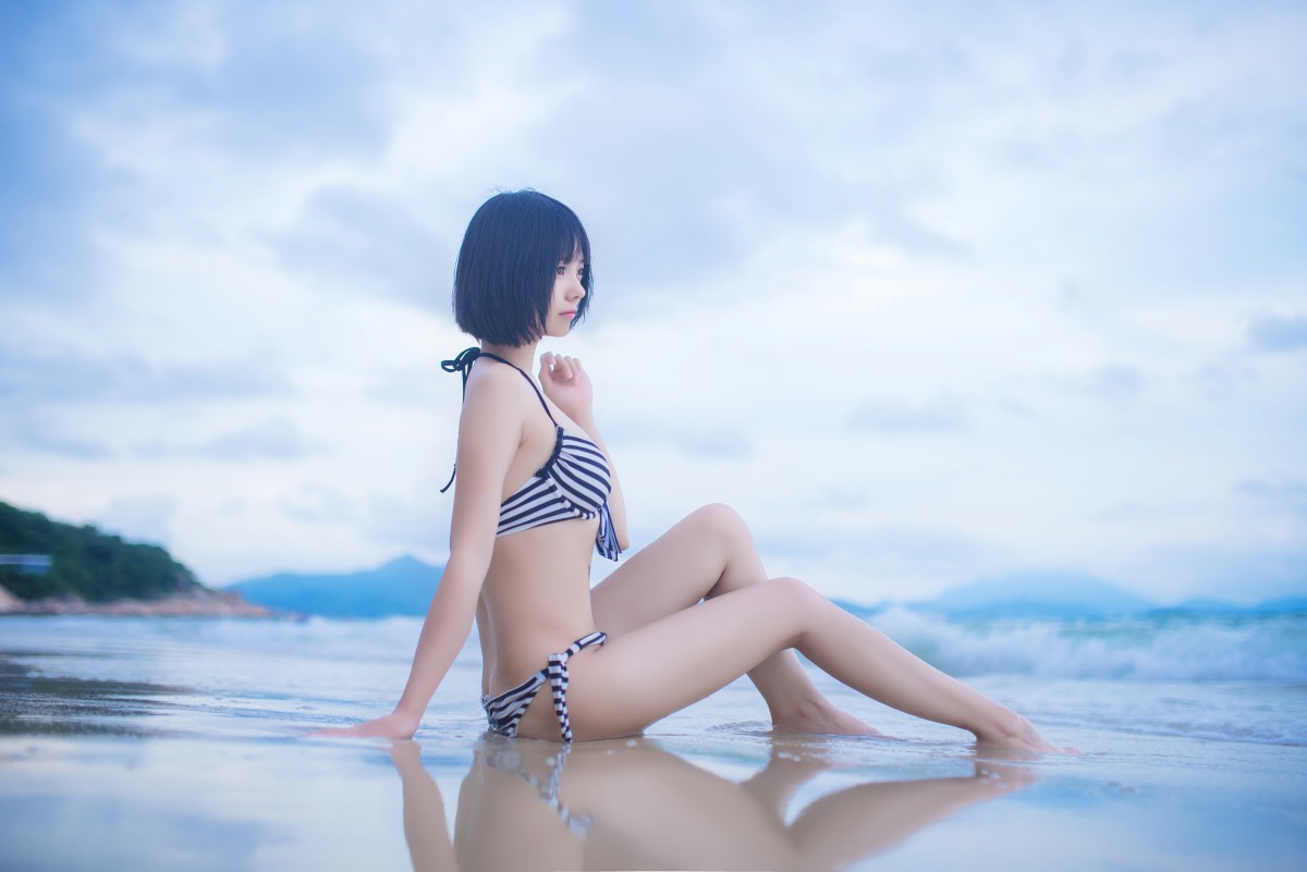图片[13]-白金Saki写真 – 水着 – COSPLAY-小乔阁