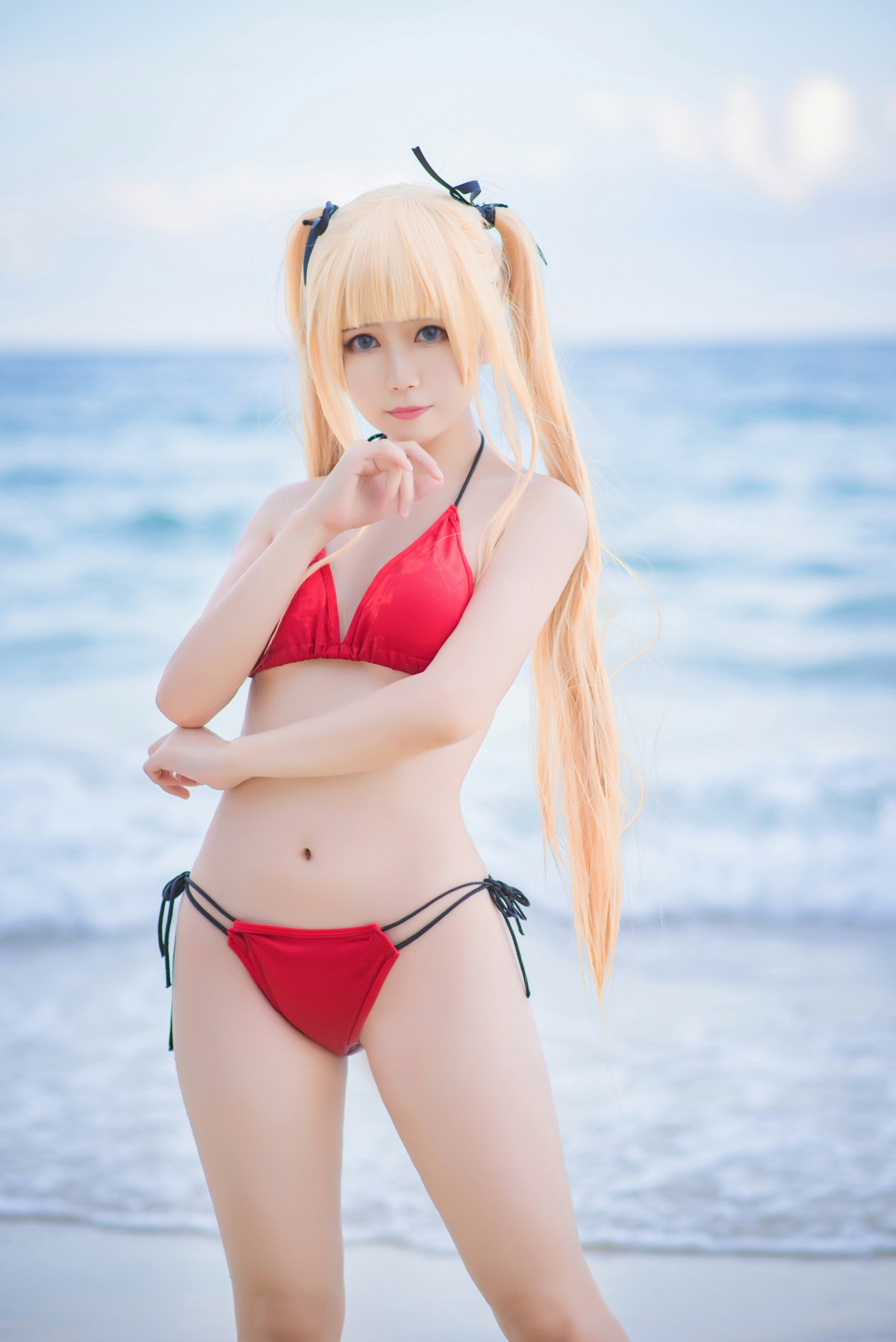图片[16]-白金Saki写真 – 水着 – COSPLAY-小乔阁