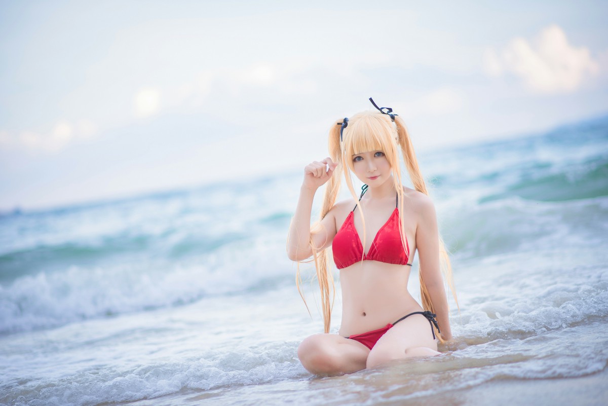 图片[17]-白金Saki写真 – 水着 – COSPLAY-小乔阁