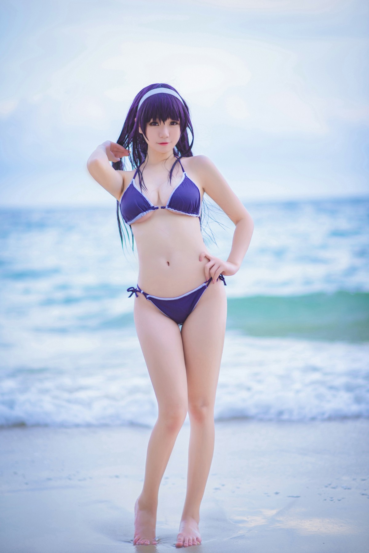 图片[19]-白金Saki写真 – 水着 – COSPLAY-小乔阁