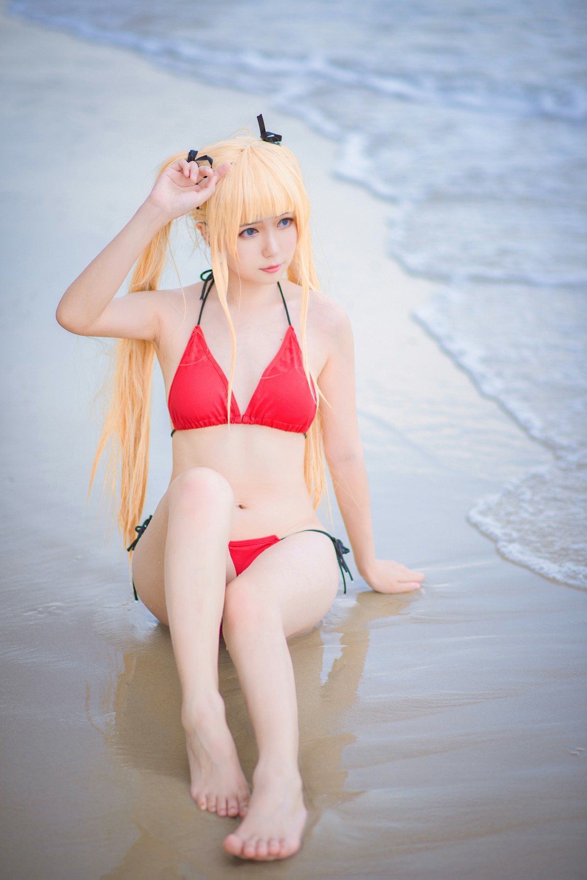 图片[20]-白金Saki写真 – 水着 – COSPLAY-小乔阁