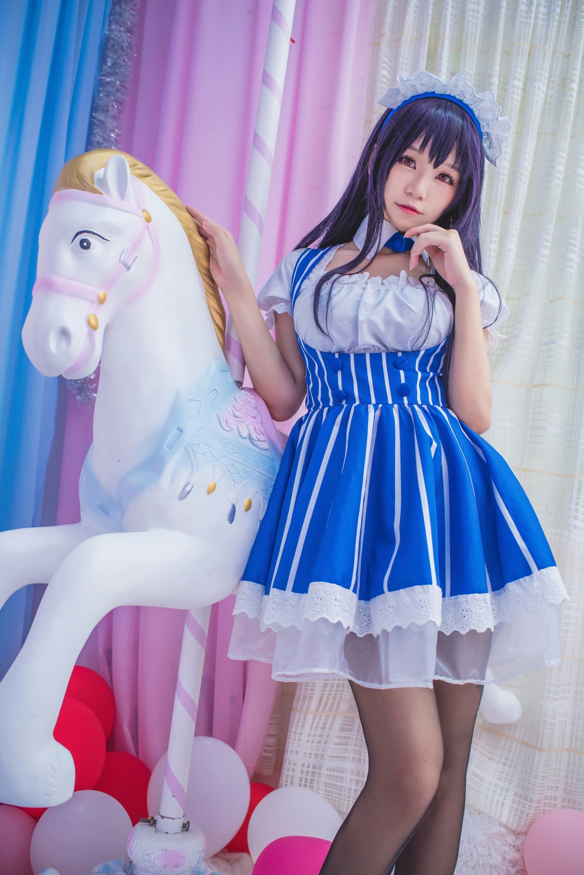 图片[10]-白金Saki写真 – 女仆 – COSPLAY-小乔阁