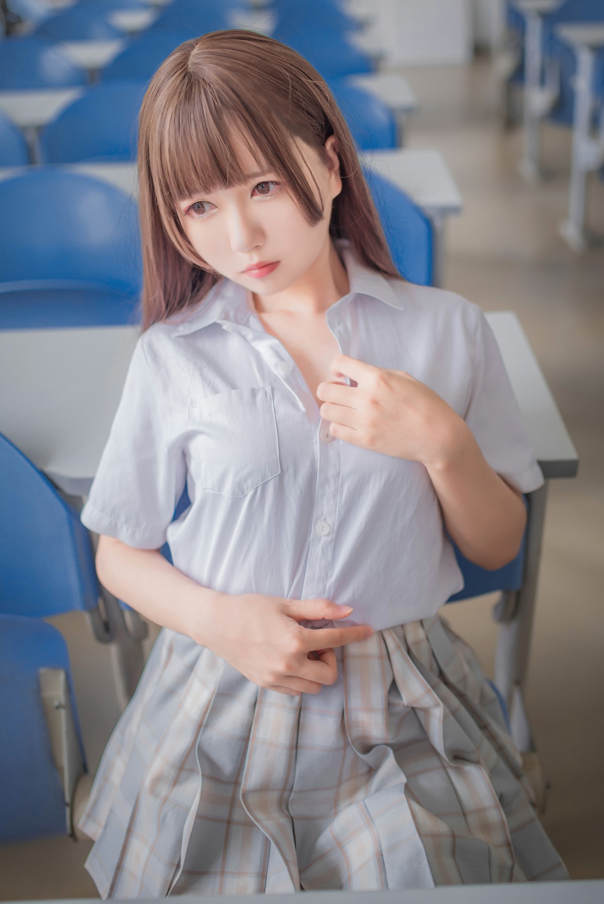 图片[12]-白金Saki写真 – 制服黑丝 – COSPLAY-小乔阁