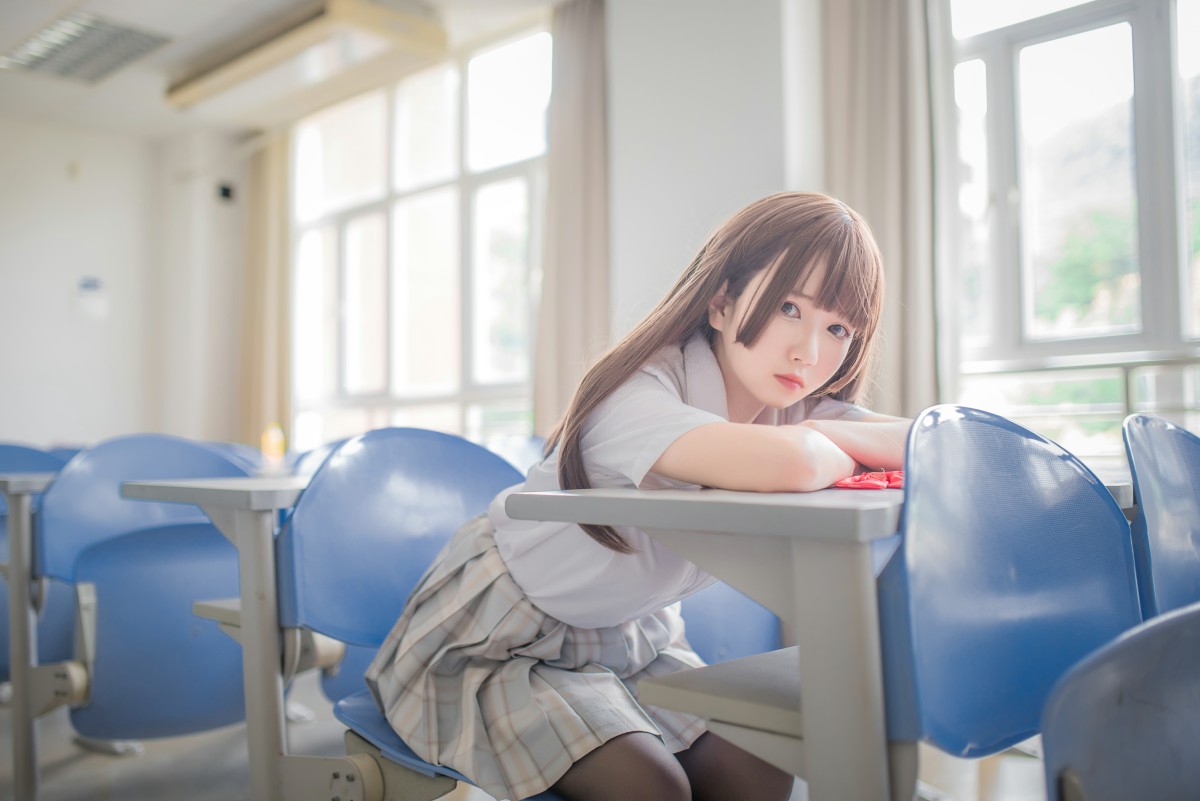 图片[14]-白金Saki写真 – 制服黑丝 – COSPLAY-小乔阁