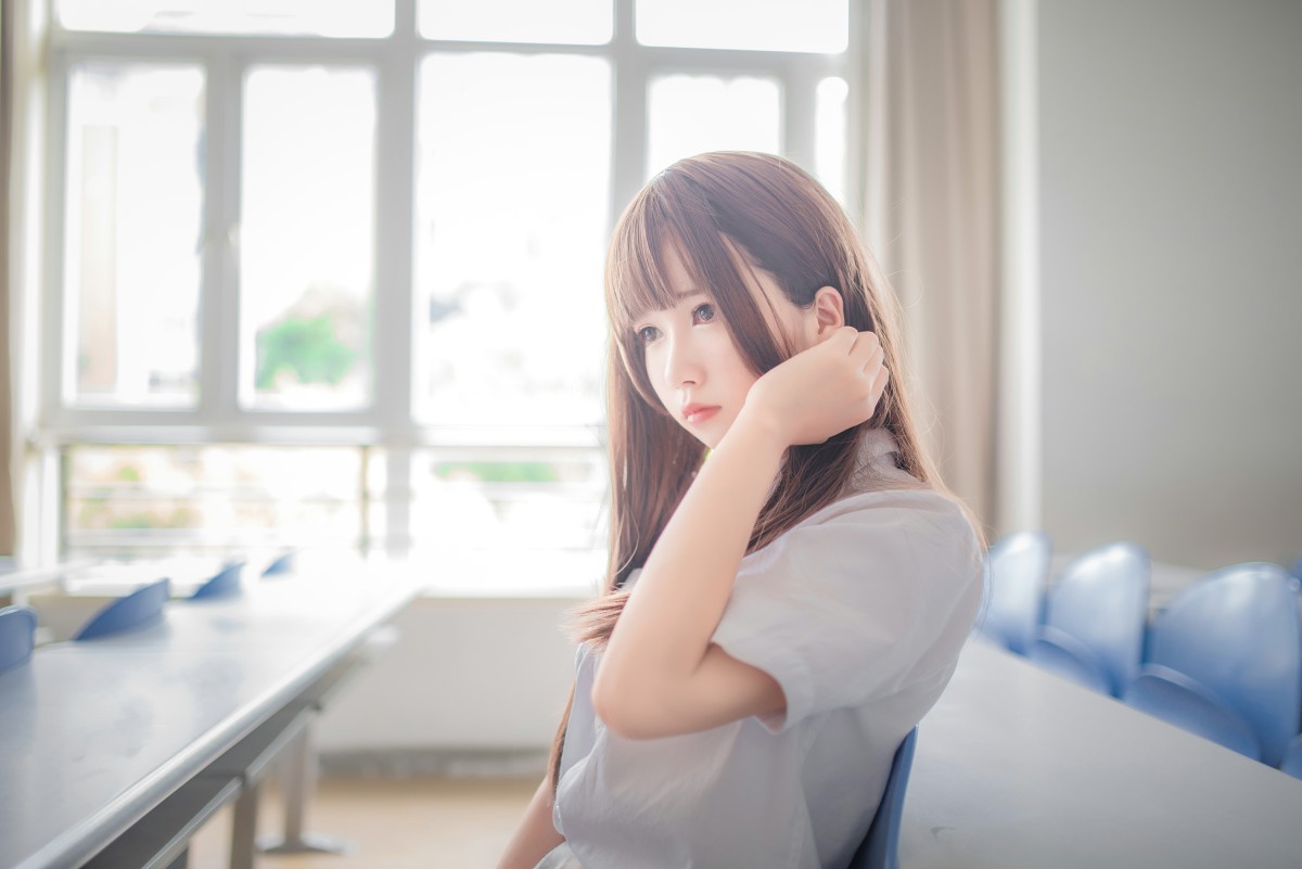 图片[15]-白金Saki写真 – 制服黑丝 – COSPLAY-小乔阁