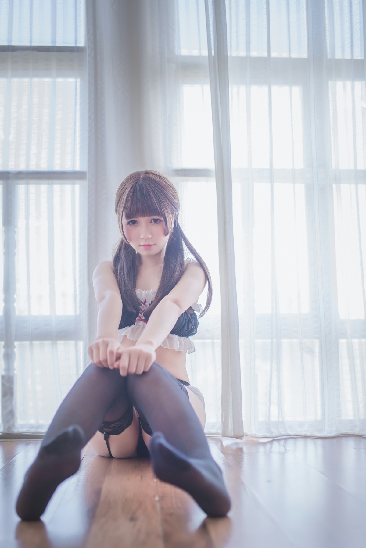 图片[24]-白金Saki写真 – 吊带袜私房 – COSPLAY-小乔阁