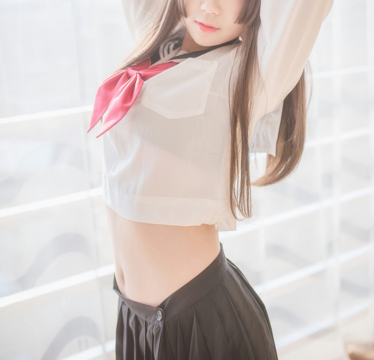 图片[6]-白金Saki写真 – 半透明水手服 – COSPLAY-小乔阁