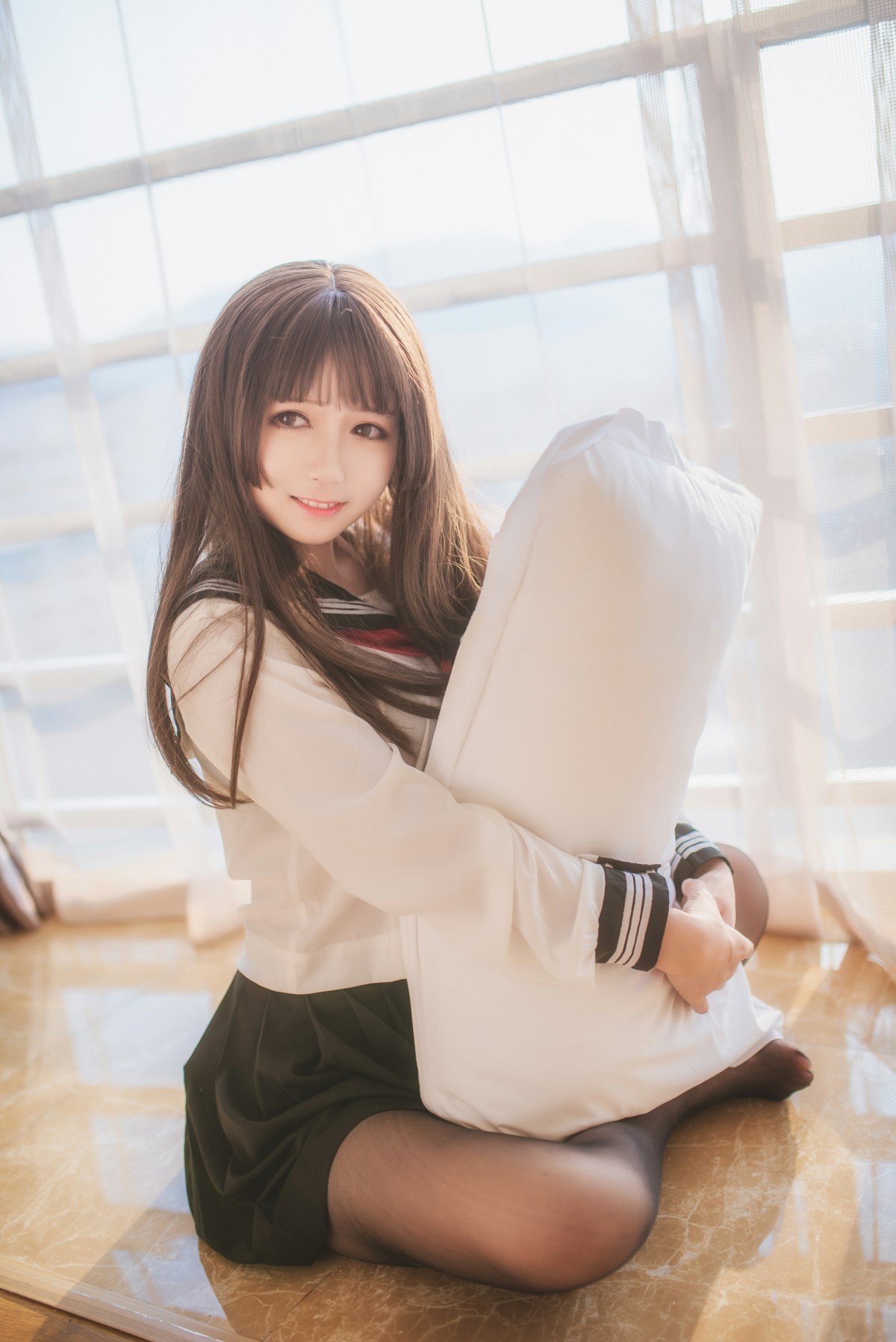 图片[8]-白金Saki写真 – 半透明水手服 – COSPLAY-小乔阁