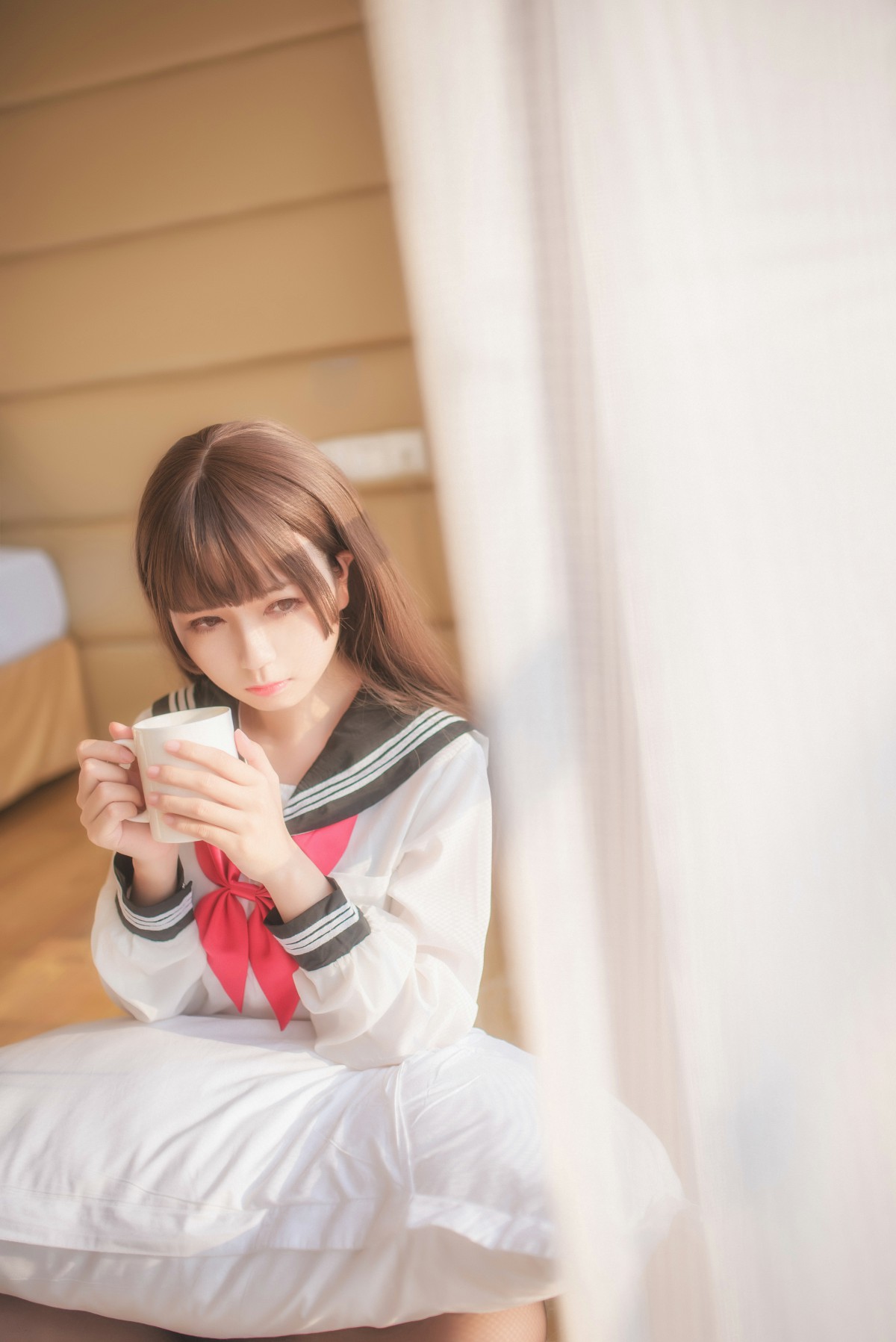 图片[9]-白金Saki写真 – 半透明水手服 – COSPLAY-小乔阁