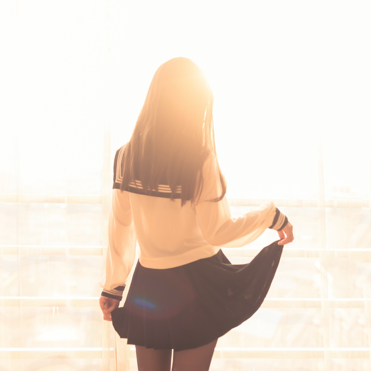 图片[34]-白金Saki写真 – 半透明水手服 – COSPLAY-小乔阁