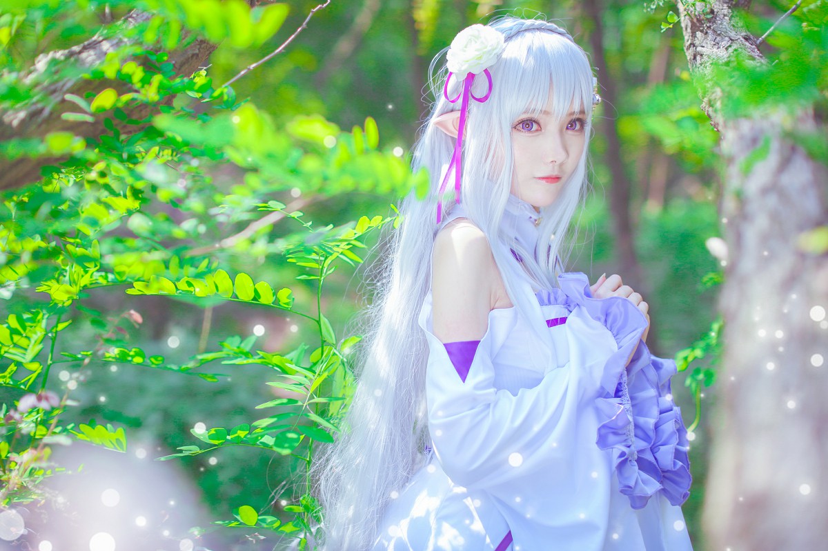 图片[4]-[Cosplay]从零开始的异世界生活 艾米莉娅 精美Cos – COSPLAY-小乔阁